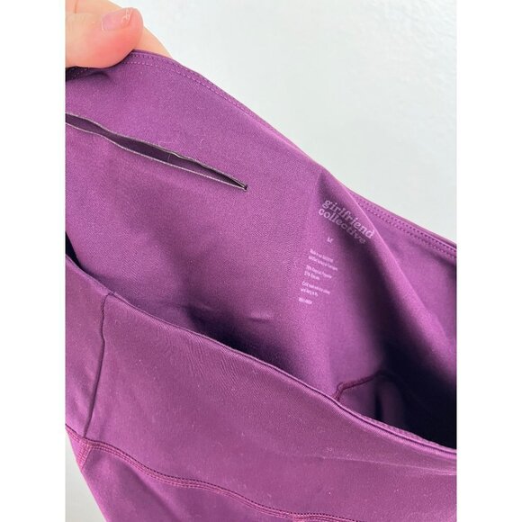 GIRLFRIEND COLLECTIVE Plum Compressive High-Rise Legging, Size Medium - Picture 4 of 4